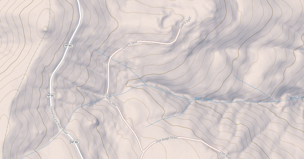 Map preview of QUARRY SPUR