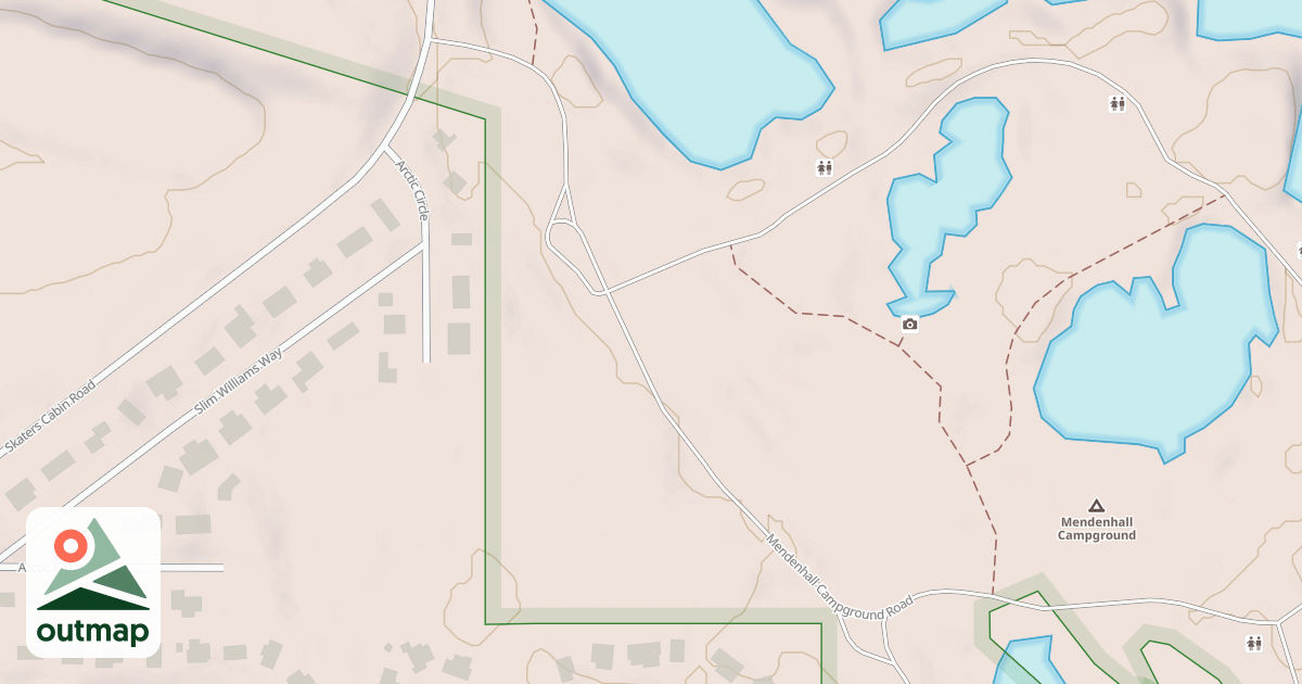 Map of MENDENHALL CAMPGROUND