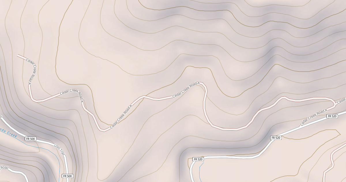 Map preview of CEDAR CREEK A