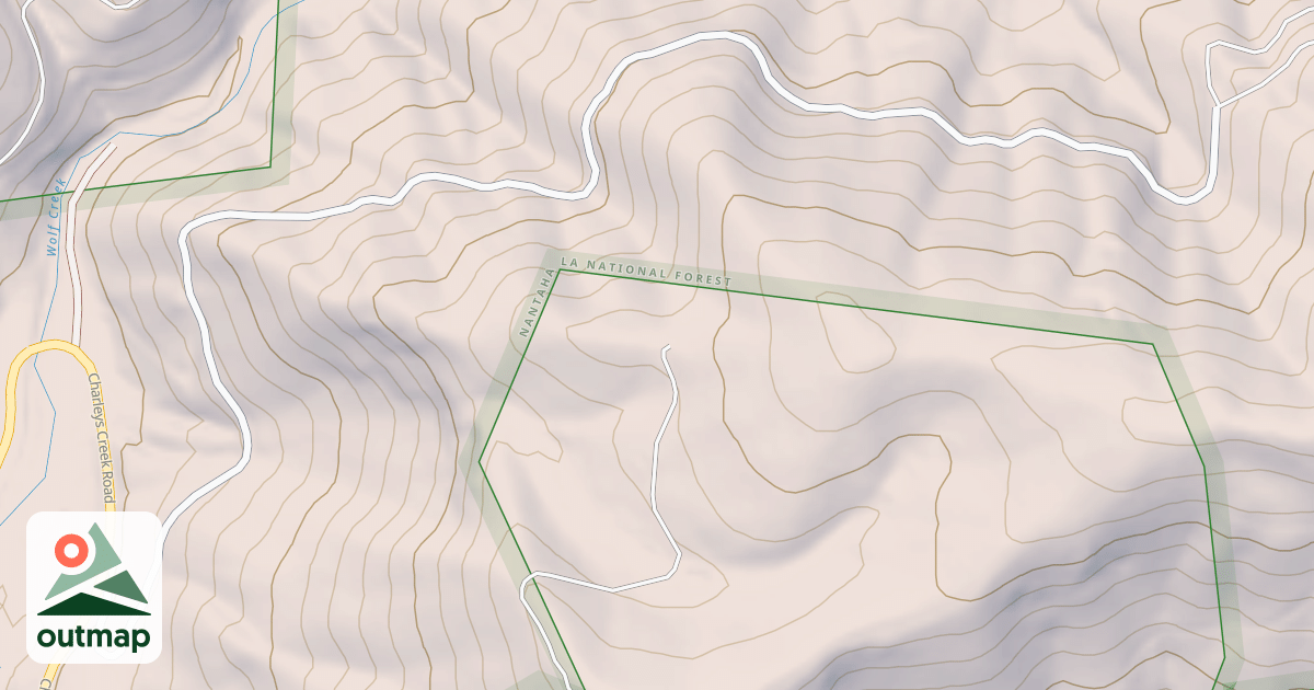 Map of WOLF MTN