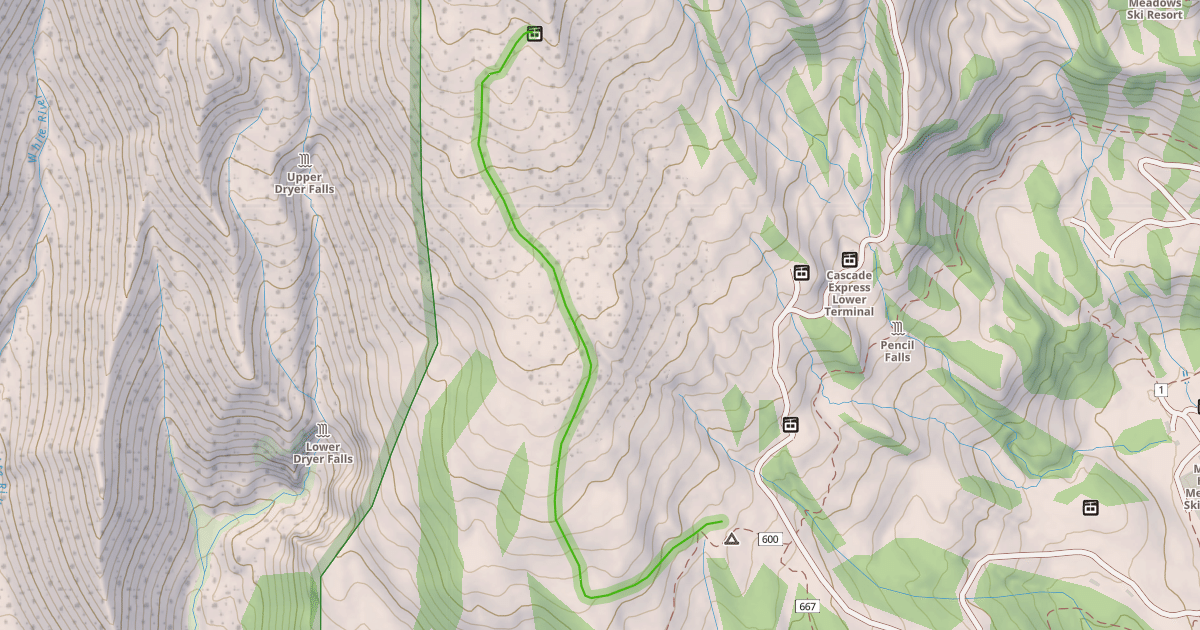 Map preview of Vista Ridge
