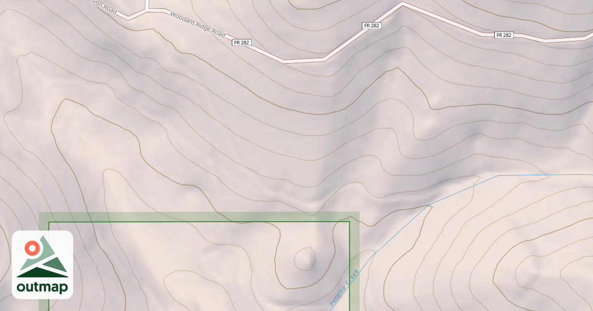 Map of USFS Motor Vehicle Use Map Roads {B9420C12-28CE-40D3-9DD2-CCF4B75DEABD}