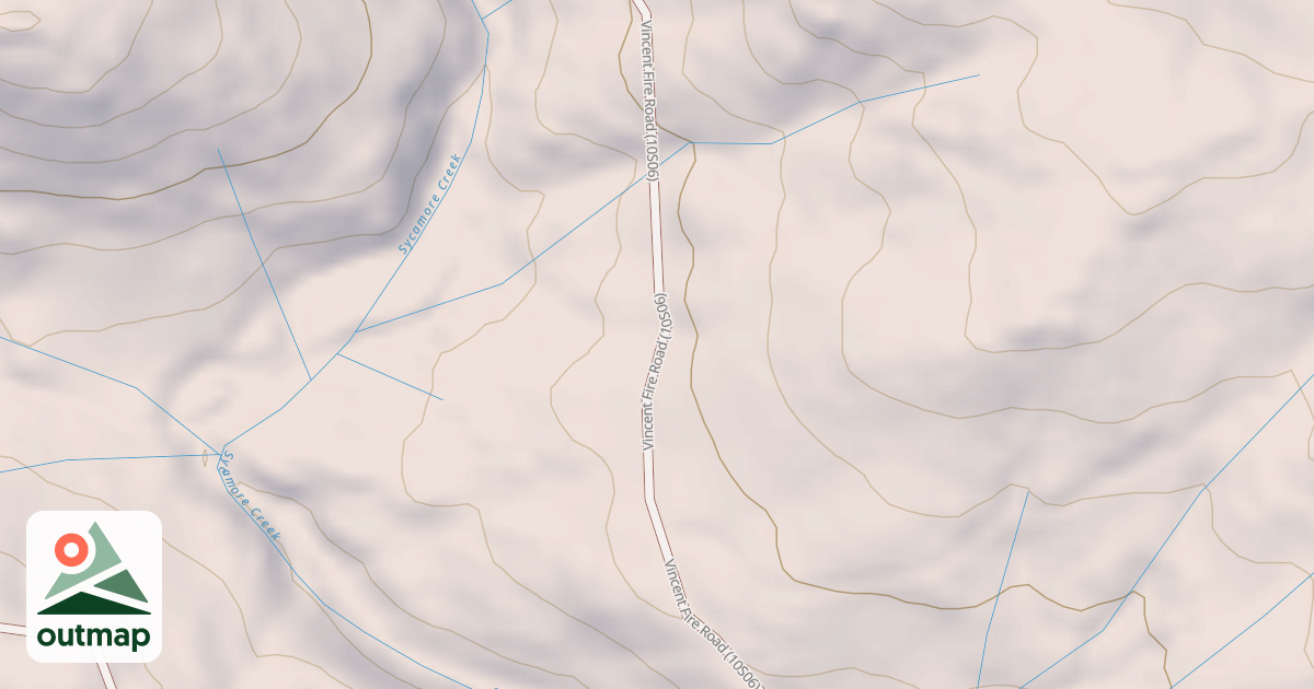 Map of CHERRY FLAT A SPUR