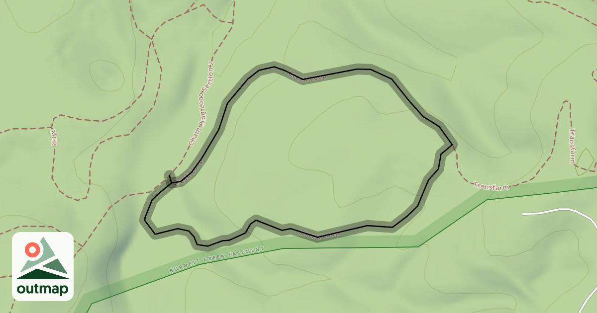 Map of Creek Loop