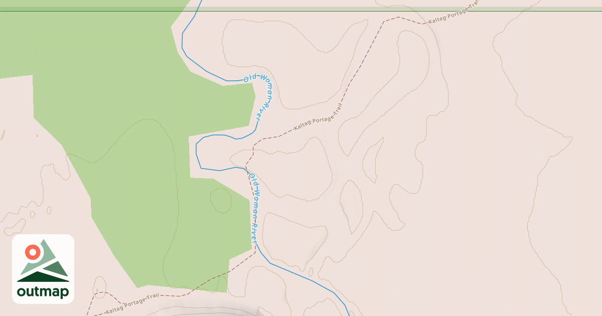 Map of Willow to Nome Winter Trail