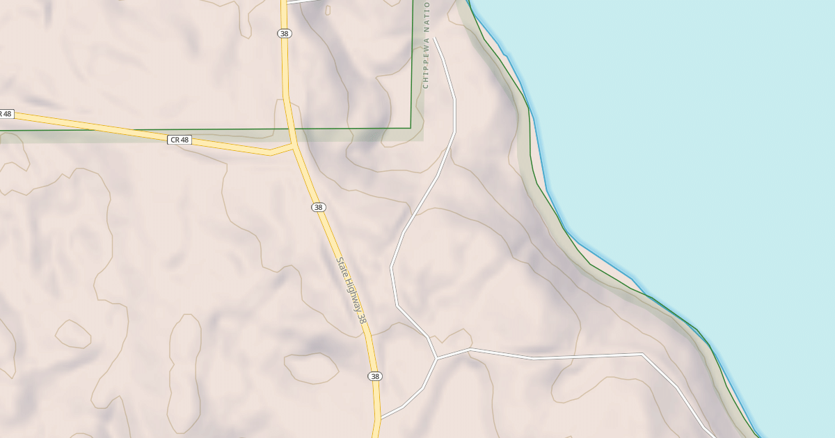 Map preview of CARIBOU LAKE BOAT ACCESS