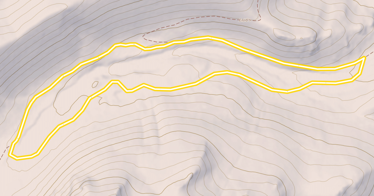 Map preview of Titus Creek Loop