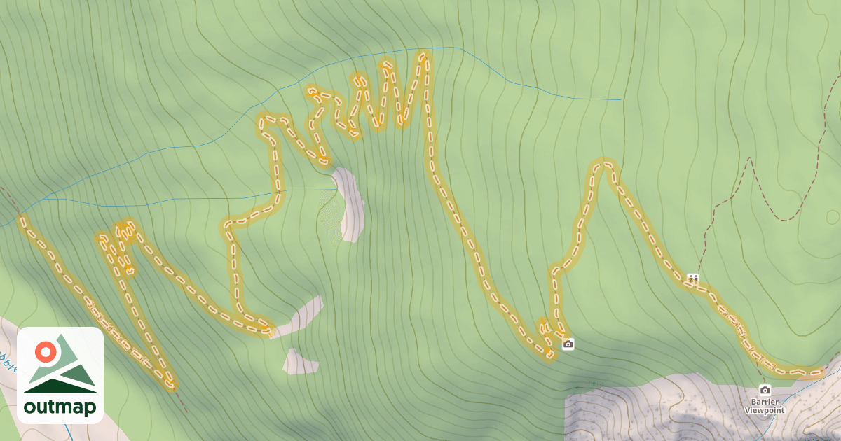 Map of Garibaldi Lake Trail