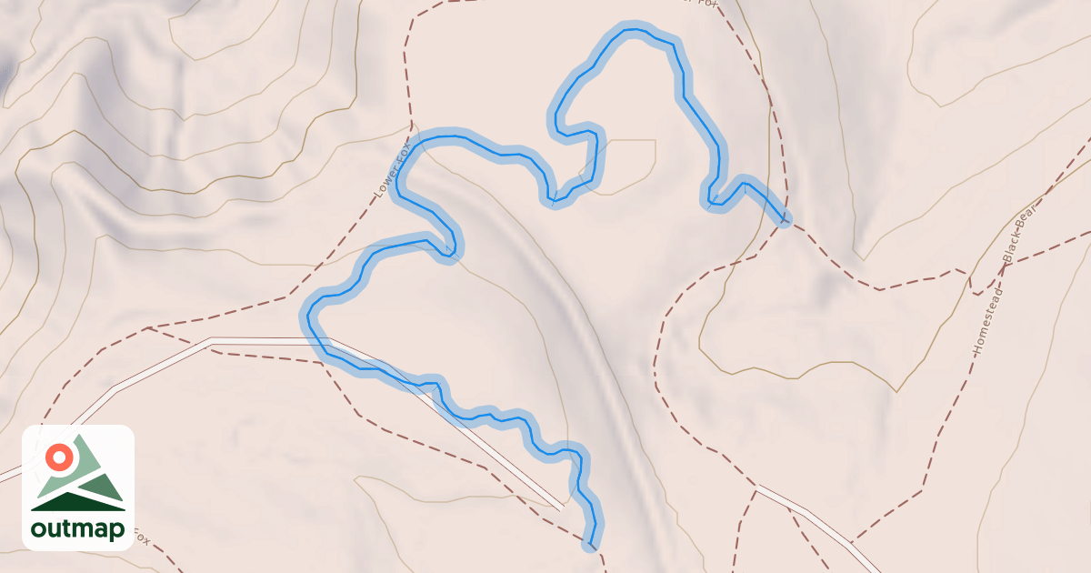 Map of Yellowjacket-Black Bear Connector