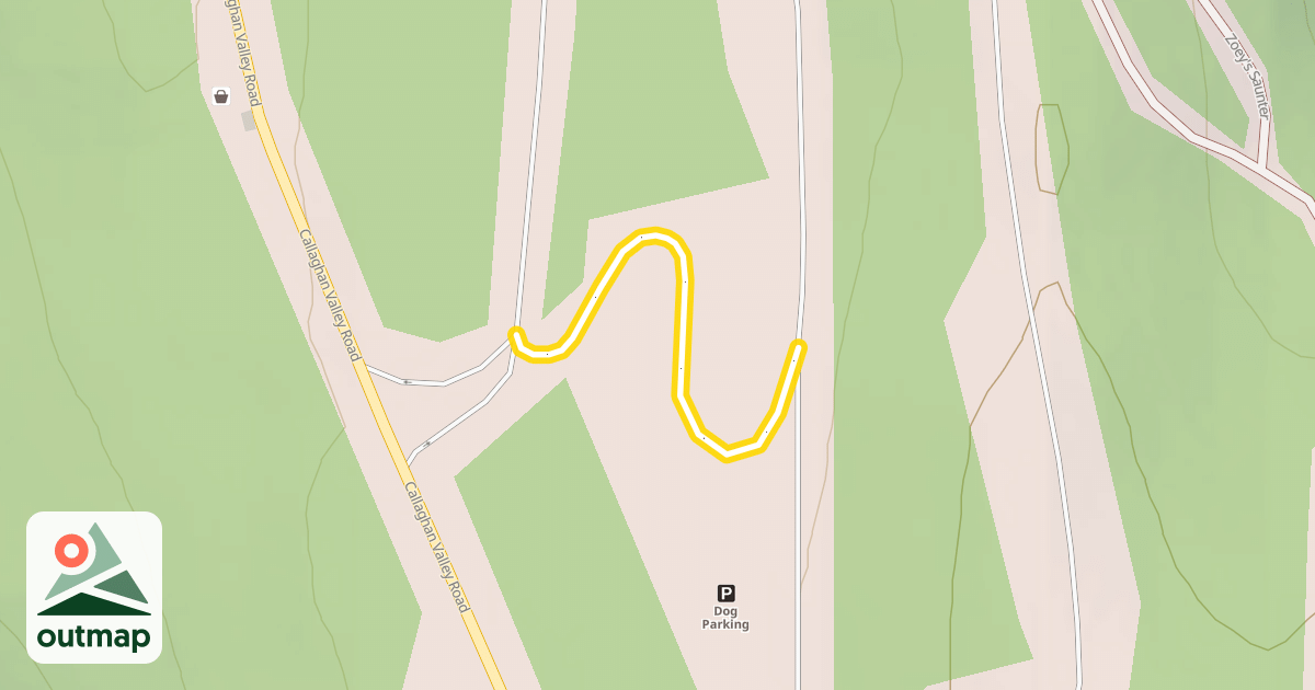 Map of Porter's Glide