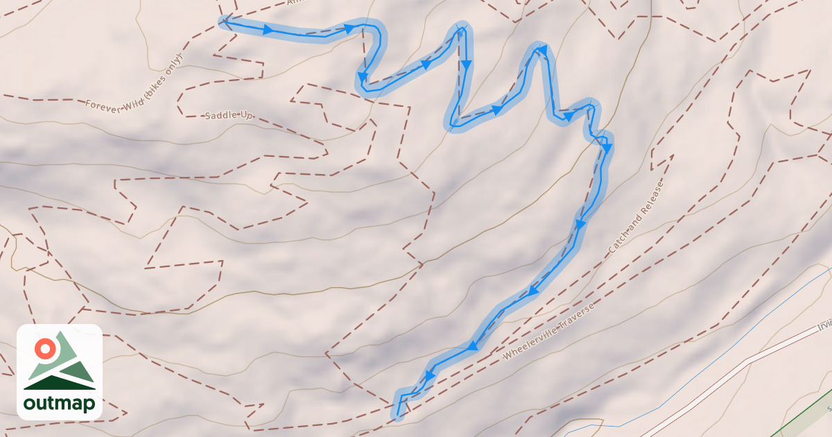 Map of Deer Thirty (bikes only)