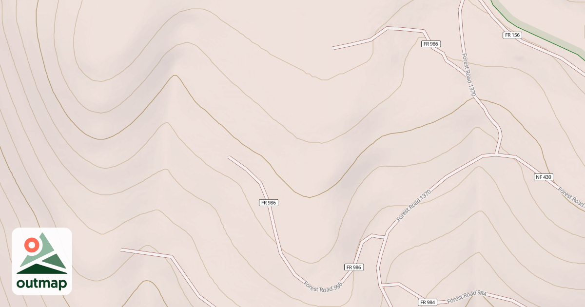 Map of USFS National Forest System Roads {63A5D980-D73E-4B6D-AC32-BE993C0BF19C}