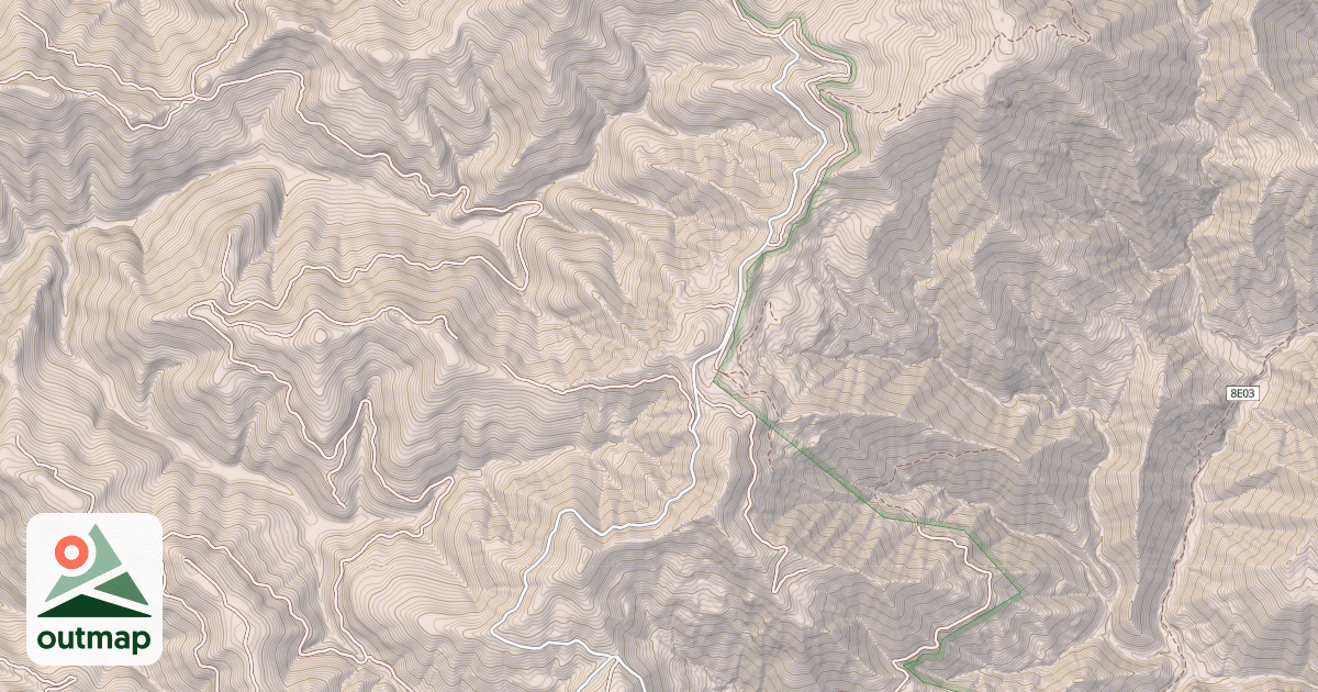Map of DEVILS CANYON