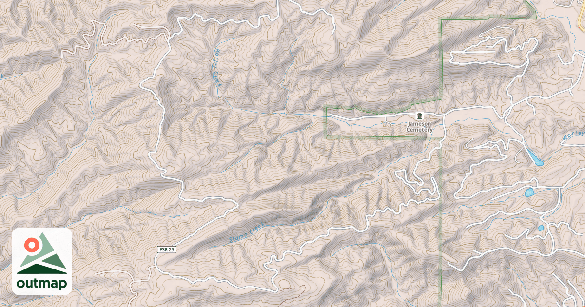 Map of STAMP CREEK