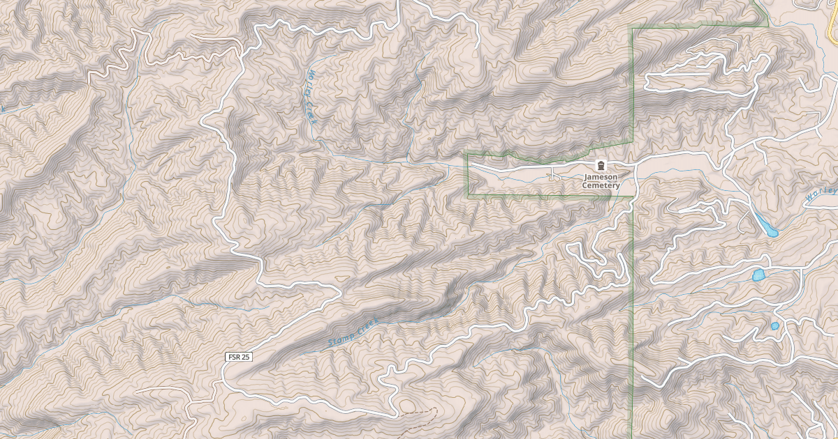 Map preview of STAMP CREEK