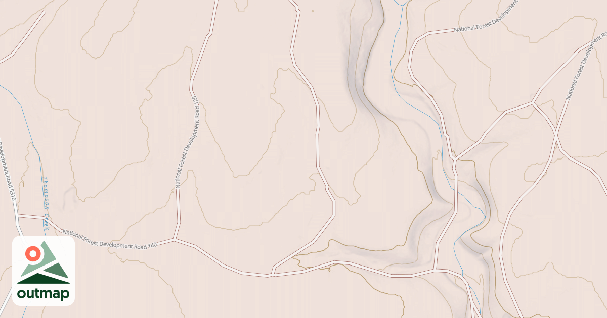Map of USFS Motor Vehicle Use Map Roads {799BD0D0-3FE6-4AA1-9333-FD7A3186256C}