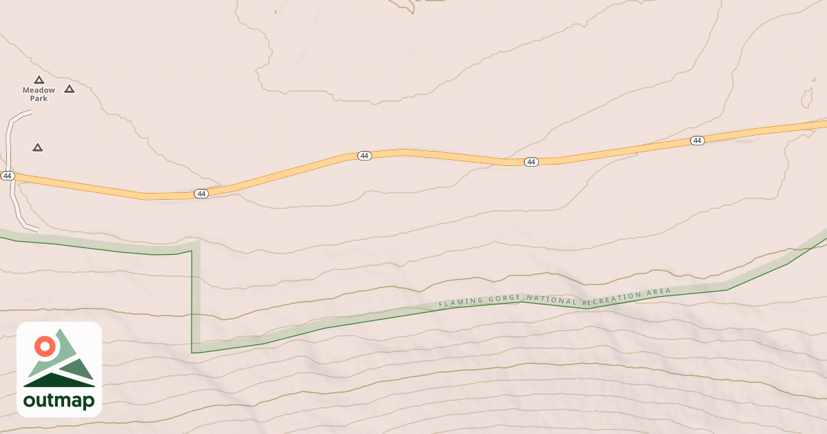 Map of Don Hatch Memorial Snowmobile