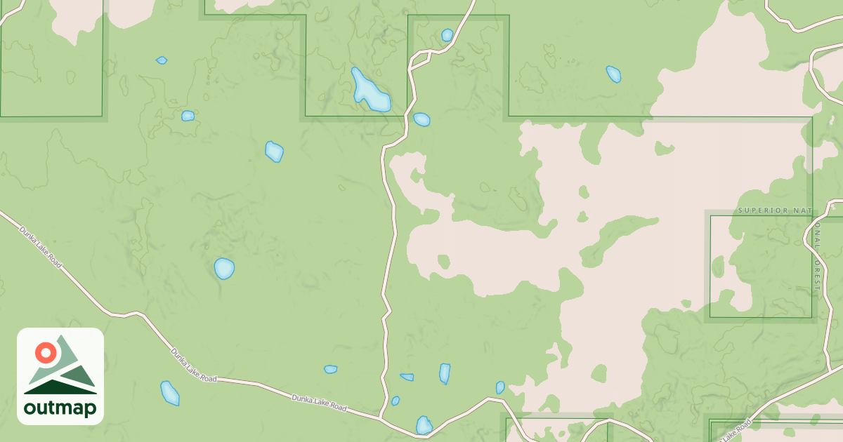 Map of DUNKA RIVER SPUR P