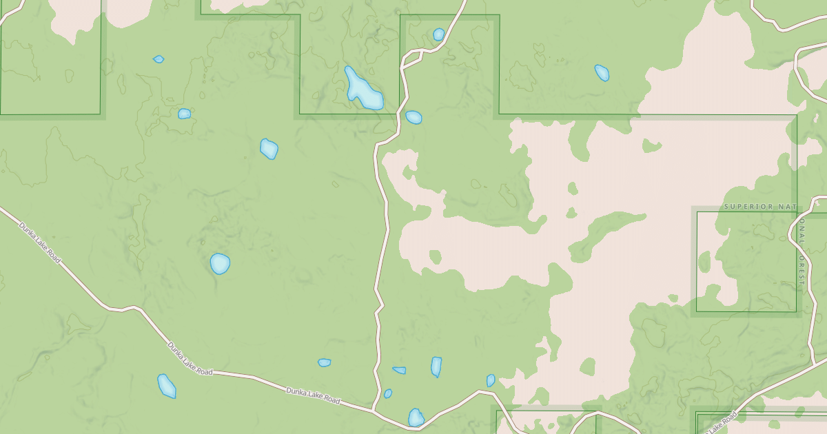 Map preview of DUNKA RIVER SPUR P