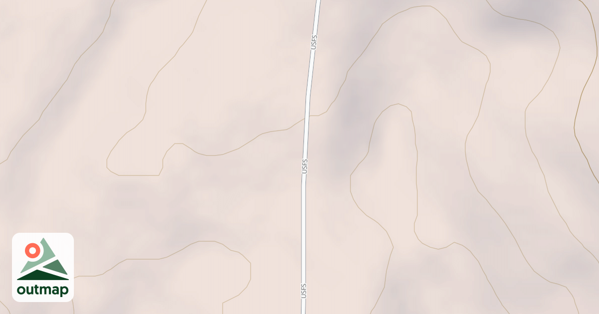 Map of Twin Lakes Road