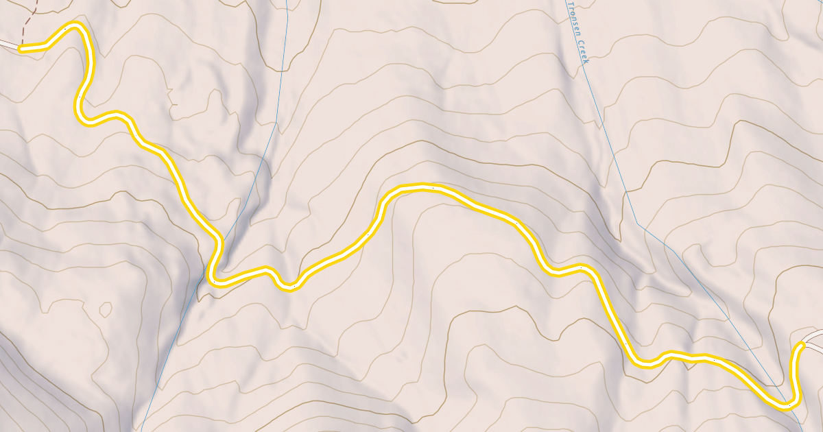 Map preview of Forest Road 7245
