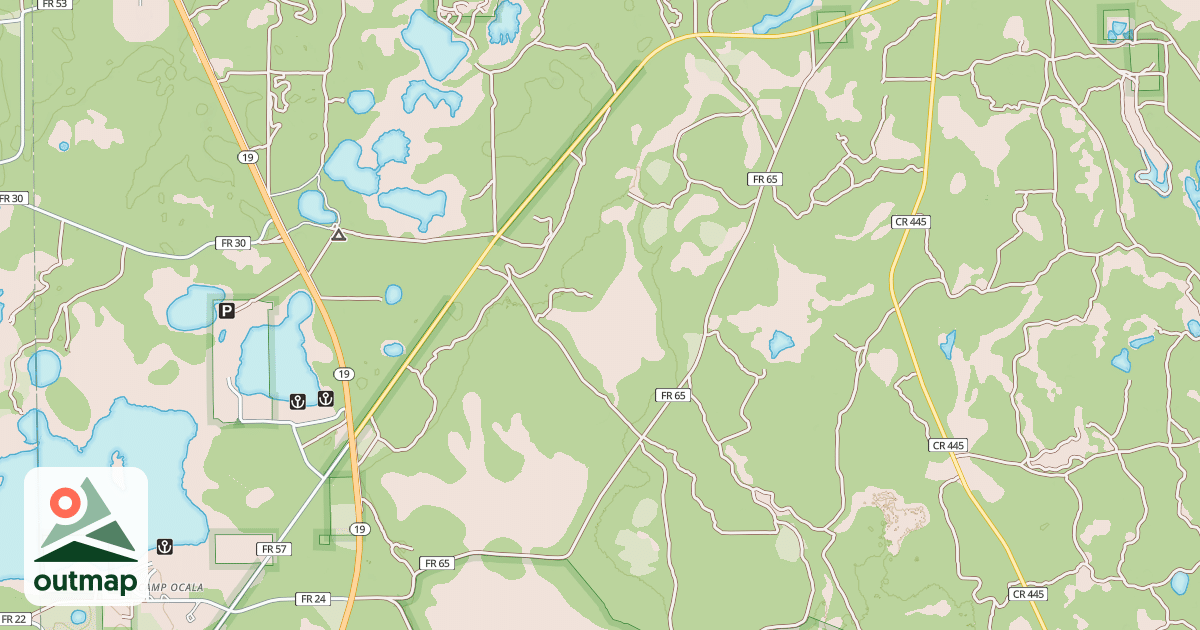Map of USFS National Forest System Roads {EA90513F-09FB-4C74-A9C3-042F134E694C}