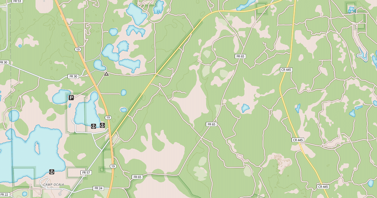 Map preview of USFS National Forest System Roads {EA90513F-09FB-4C74-A9C3-042F134E694C}