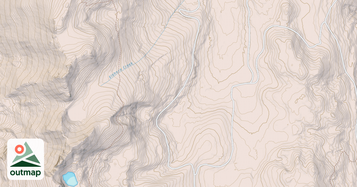 Map of ELKHORN BASIN
