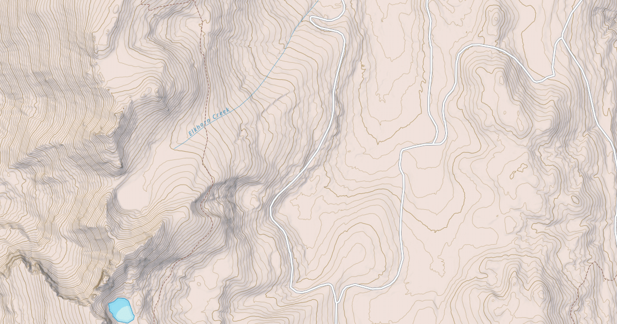 Map preview of ELKHORN BASIN