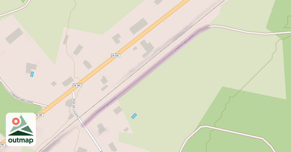 Map of Chemin du Lievre