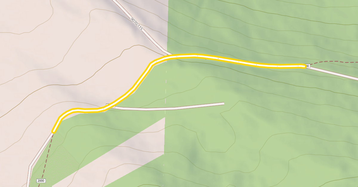 Map preview of Pacific Crest Trail