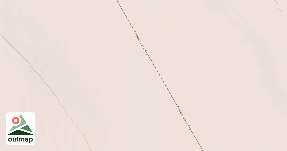 Map of Copper Lake Trail