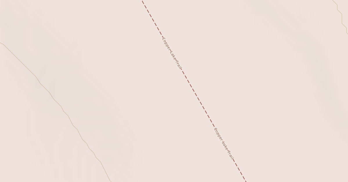 Map preview of Copper Lake Trail