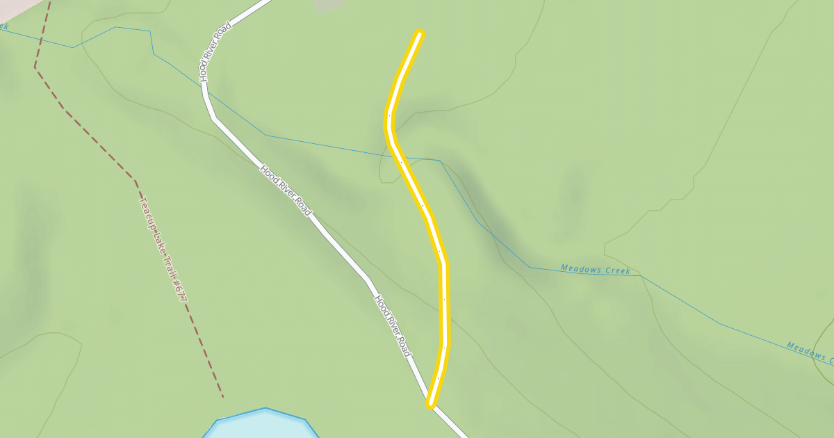 Map preview of Wahoo Gulch