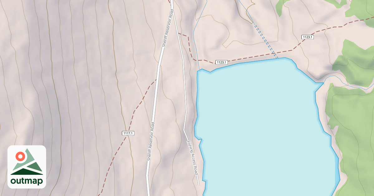 Map of FISHING ACCESS