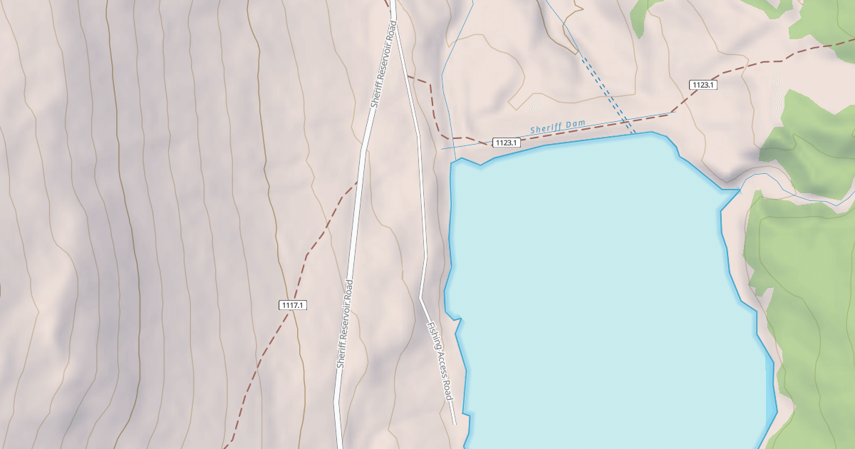 Map preview of FISHING ACCESS
