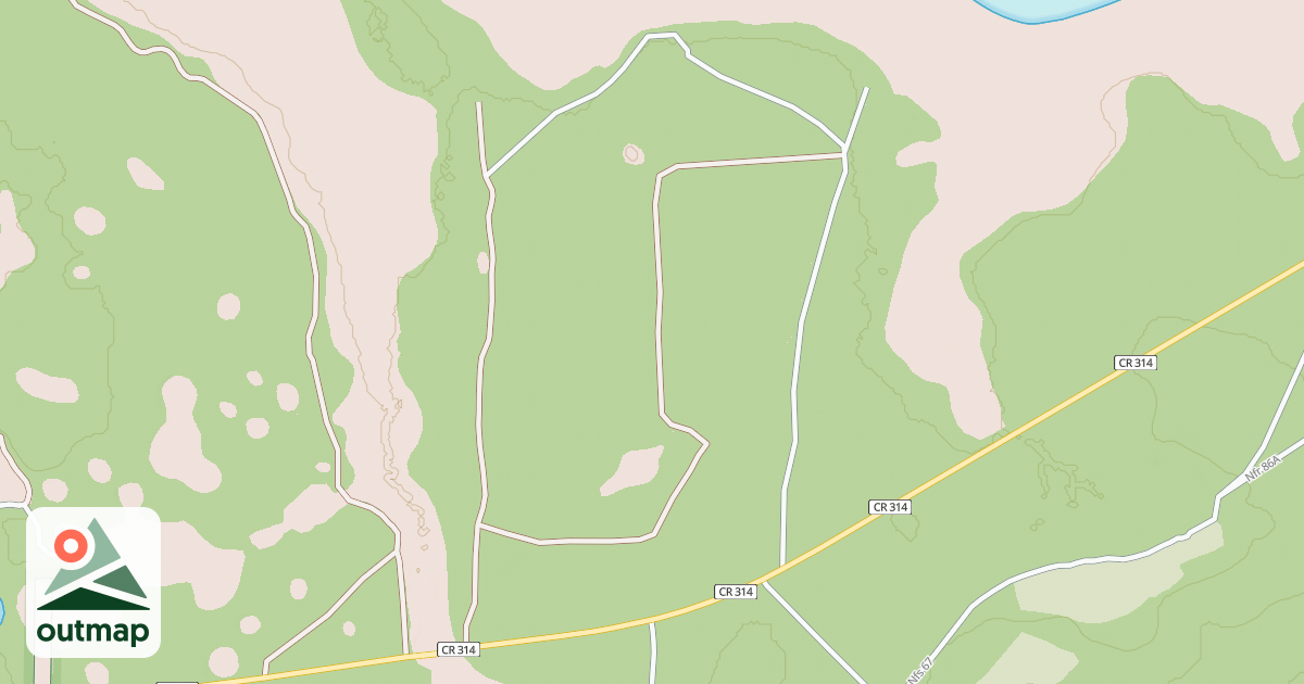 Map of MUD LAKE