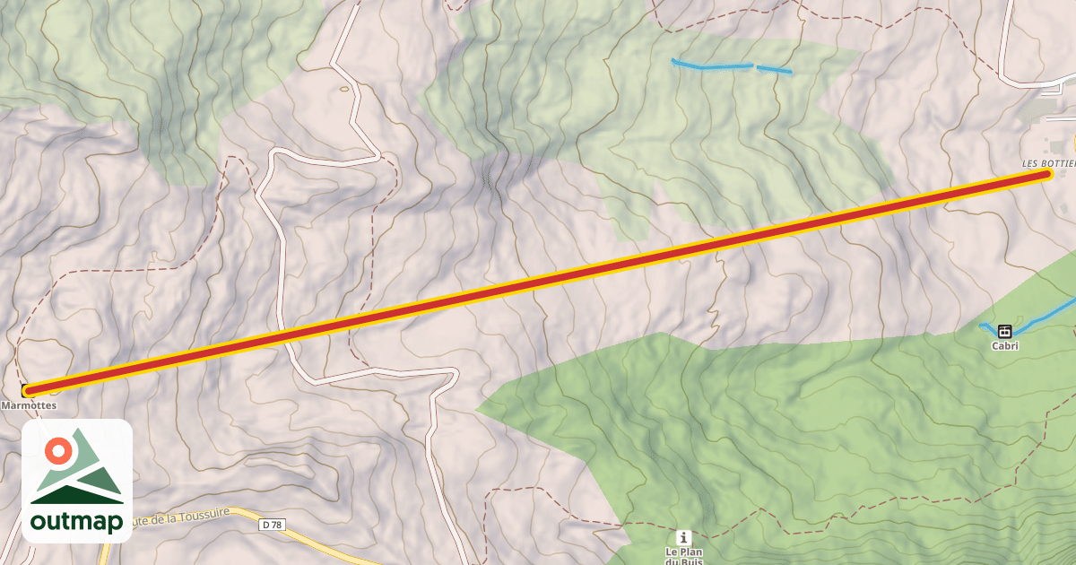 Map of Marmottes