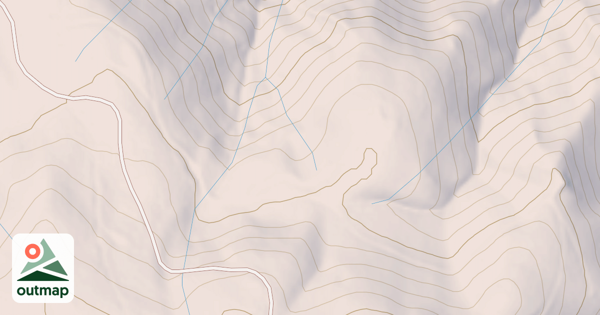 Map of CLAREMONT TIE SPUR