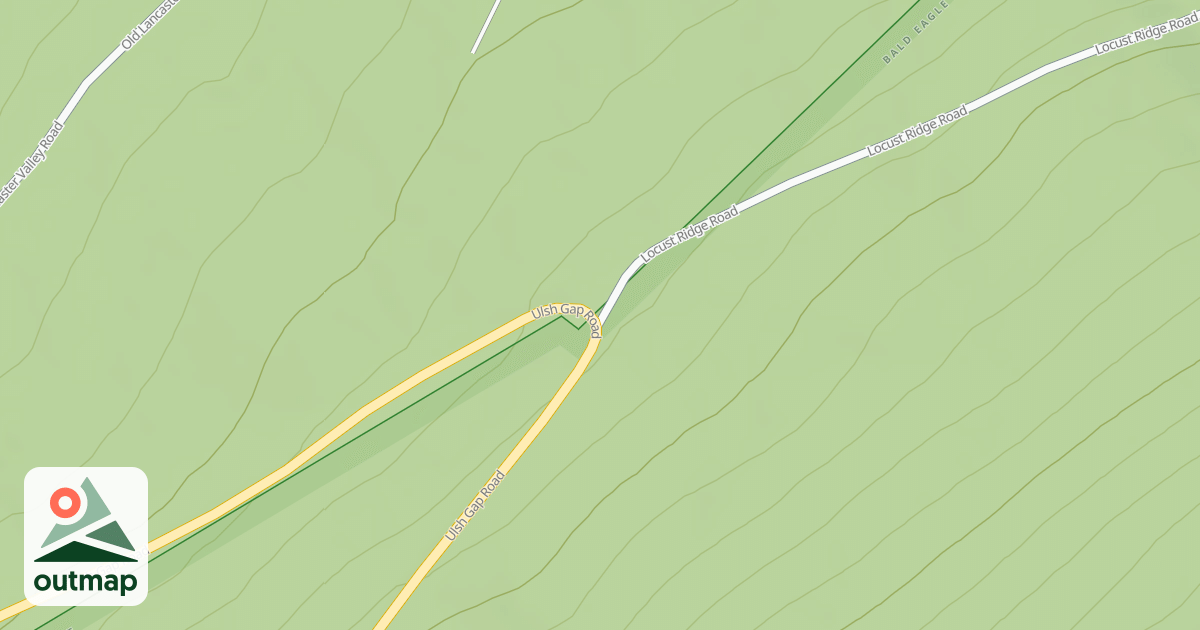 Map of Bald Eagle State Forest Snowmobile Trails
