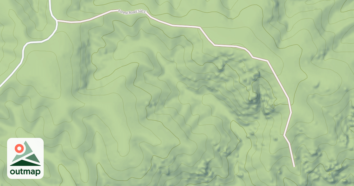 Map of HERMAN SPUR 3 SOUTH