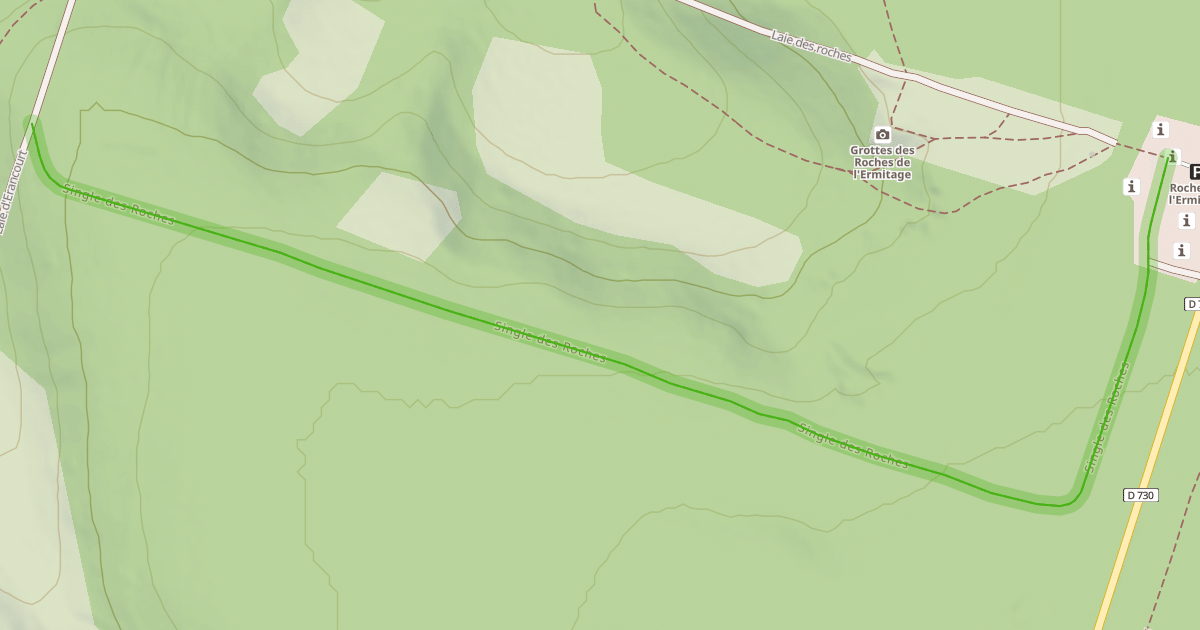 Map preview of Single des Roches
