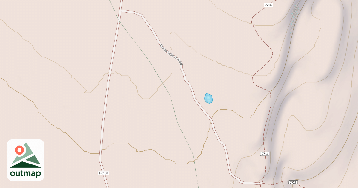 Map of CRANE LAKE D
