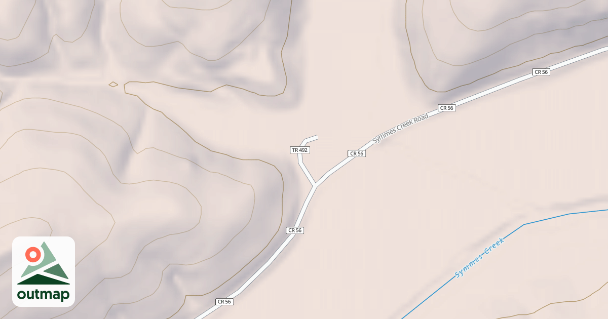 Map of IR SYMMES CREEK TRAILHEAD