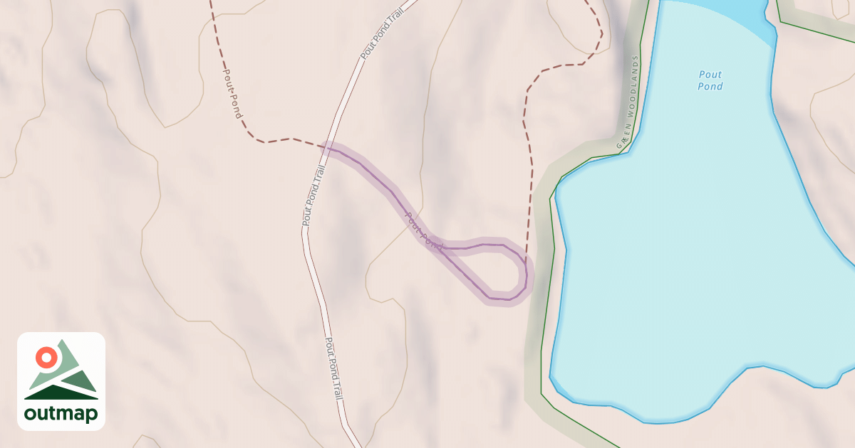 Map of Pout Pond
