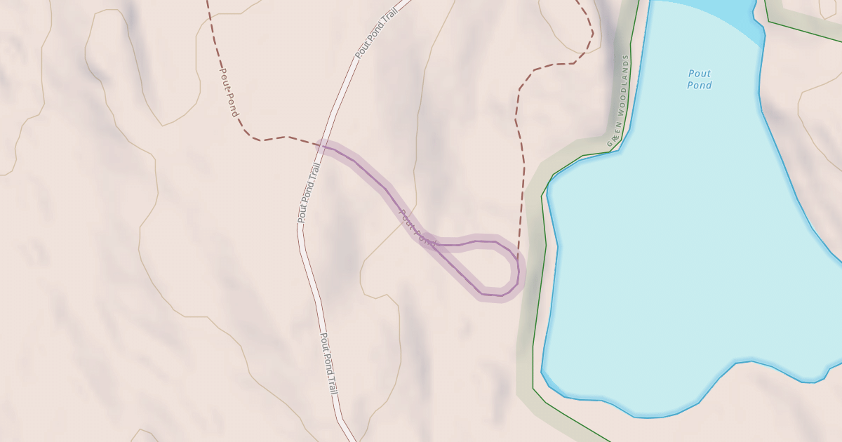 Map preview of Pout Pond