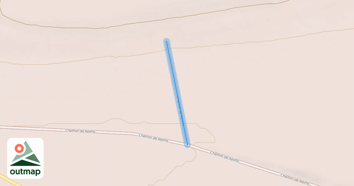 Map of Chemin de Reims