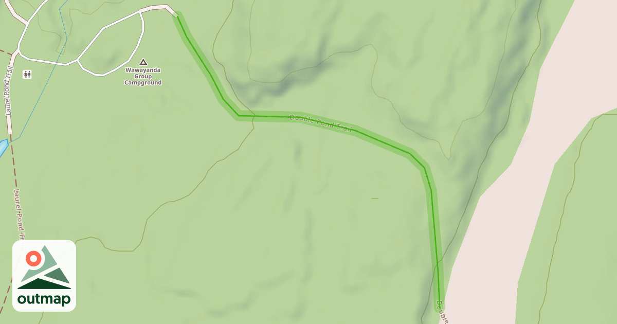 Map of Double Pond Trail