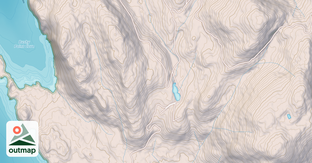Map of Bushy Point Cove 8060540 Road