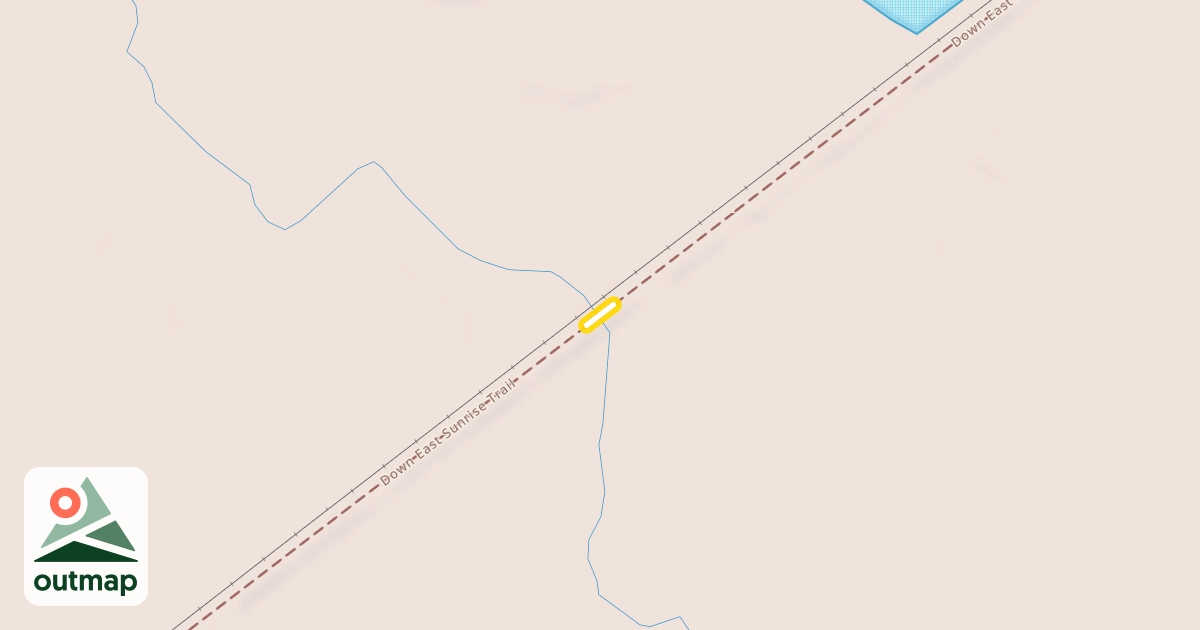 Map of Down East Sunrise Trail